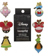 Disney by Loungefly Enamel Pins Mickey and friends Ornaments Blind Box Assortment (12)
